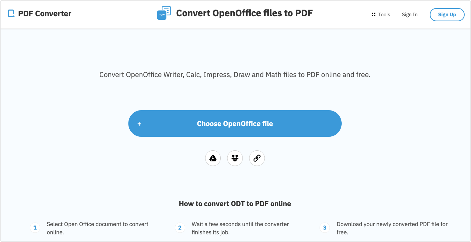 converting pdf to openoffice document